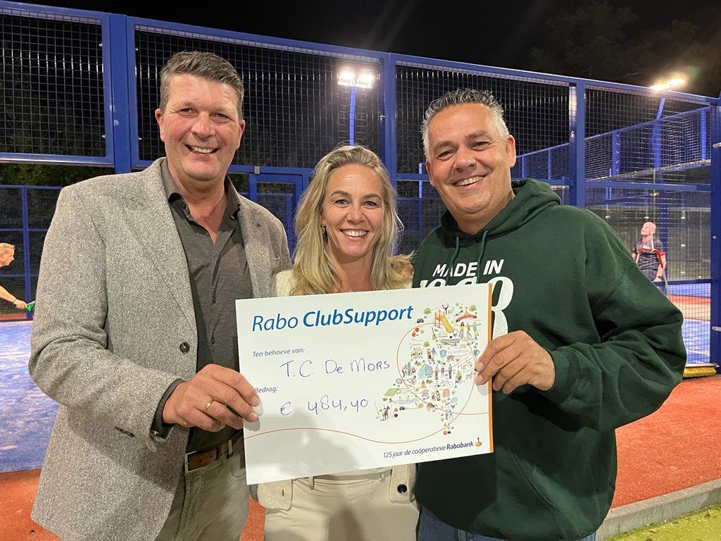 Uitreiking Rabo ClubSupport cheque 2023